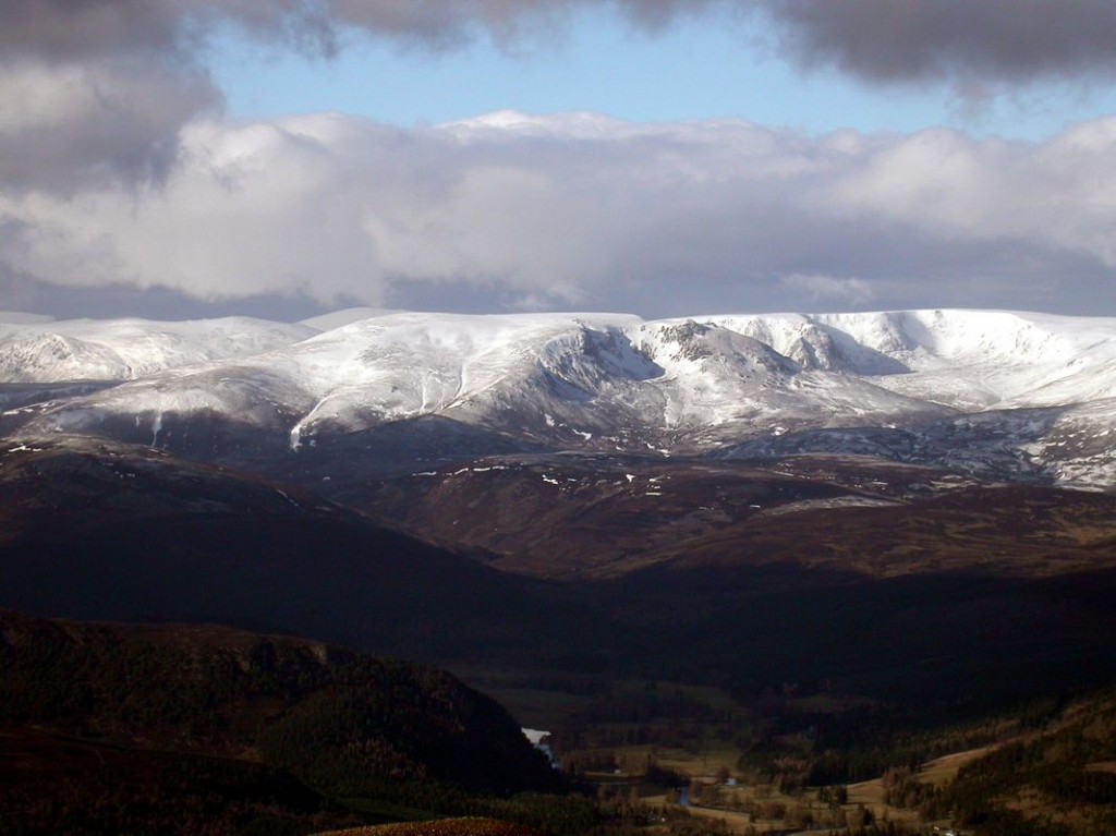 Cairngorms from Lochnagar